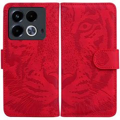 Tiger Embossing Pattern Flip Leather Phone Case, For Infinix Note 40 Pro 4G / 5G, For Infinix Note 40 Pro+, For Infinix Note 40 4G, For Infinix Hot 40 / 40 Pro, For Infinix Smart 7 India/7 Plus