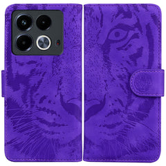 Tiger Embossing Pattern Flip Leather Phone Case, For Infinix Note 40 Pro 4G / 5G, For Infinix Note 40 Pro+, For Infinix Note 40 4G, For Infinix Hot 40 / 40 Pro, For Infinix Smart 7 India/7 Plus