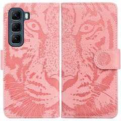 Tiger Embossing Pattern Flip Leather Phone Case