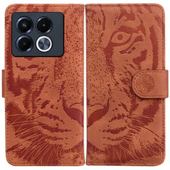 Tiger Embossing Pattern Flip Leather Phone Case, For Infinix Hot 50i / Smart 9, For Infinix Hot 50 4G, For Infinix Hot 50 5G, For Infinix Note 40 5G, For Infinix GT 20 Pro