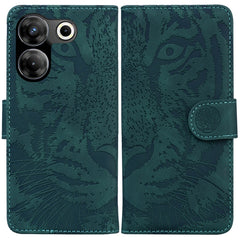 Tiger Embossing Pattern Flip Leather Phone Case, For Tecno Camon 20 Pro 5G, For Tecno Pova 5, For Tecno Spark 10 5G, For Tecno Spark 10 Pro, For Tecno Spark 10 / Spark 10C