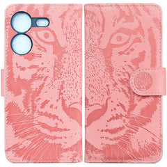 Tiger Embossing Pattern Flip Leather Phone Case, For Tecno Camon 20 Pro 5G, For Tecno Pova 5, For Tecno Spark 10 5G, For Tecno Spark 10 Pro, For Tecno Spark 10 / Spark 10C