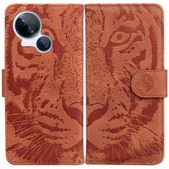 Tiger Embossing Pattern Flip Leather Phone Case, For Tecno Camon 20 Pro 5G, For Tecno Pova 5, For Tecno Spark 10 5G, For Tecno Spark 10 Pro, For Tecno Spark 10 / Spark 10C