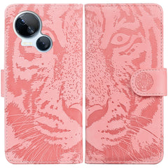 Tiger Embossing Pattern Flip Leather Phone Case, For Tecno Camon 20 Pro 5G, For Tecno Pova 5, For Tecno Spark 10 5G, For Tecno Spark 10 Pro, For Tecno Spark 10 / Spark 10C