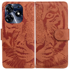 Tiger Embossing Pattern Flip Leather Phone Case, For Tecno Camon 20 Pro 5G, For Tecno Pova 5, For Tecno Spark 10 5G, For Tecno Spark 10 Pro, For Tecno Spark 10 / Spark 10C