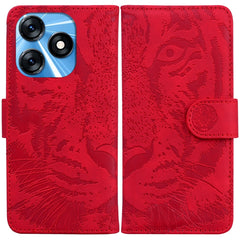 Tiger Embossing Pattern Flip Leather Phone Case, For Tecno Camon 20 Pro 5G, For Tecno Pova 5, For Tecno Spark 10 5G, For Tecno Spark 10 Pro, For Tecno Spark 10 / Spark 10C