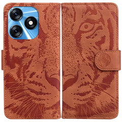 Tiger Embossing Pattern Flip Leather Phone Case, For Tecno Camon 20 Pro 5G, For Tecno Pova 5, For Tecno Spark 10 5G, For Tecno Spark 10 Pro, For Tecno Spark 10 / Spark 10C