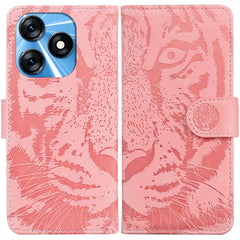 Tiger Embossing Pattern Flip Leather Phone Case, For Tecno Camon 20 Pro 5G, For Tecno Pova 5, For Tecno Spark 10 5G, For Tecno Spark 10 Pro, For Tecno Spark 10 / Spark 10C