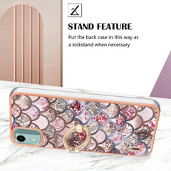 Electroplating IMD TPU Phone Case with Ring, For Nokia C12, For Nokia C31