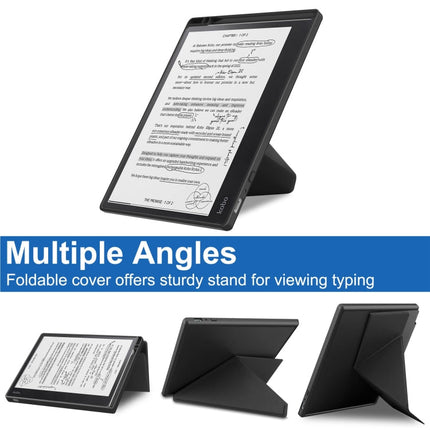 Solid Color Deformation TPU Leather Smart Tablet Case, For Kobo Elipsa 2E