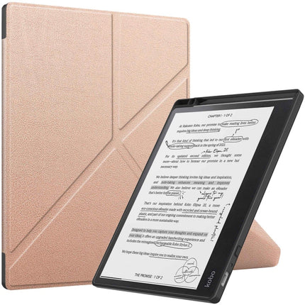 Solid Color Deformation TPU Leather Smart Tablet Case, For Kobo Elipsa 2E