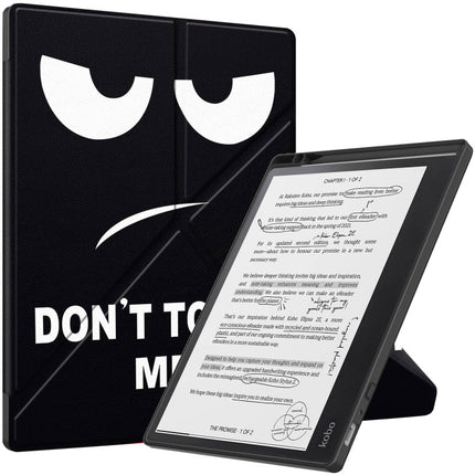 Painted Deformation TPU Leather Smart Tablet Case, For Kobo Elipsa 2E