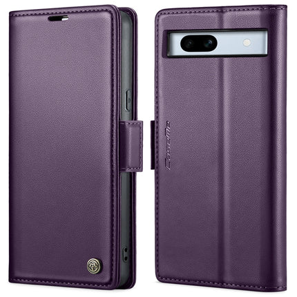 CaseMe 023 Butterfly Buckle Litchi Texture RFID Anti-theft Leather Phone Case, For Google Pixel 8, For Google Pixel 7a