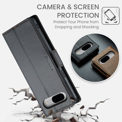 CaseMe 023 Butterfly Buckle Litchi Texture RFID Anti-theft Leather Phone Case