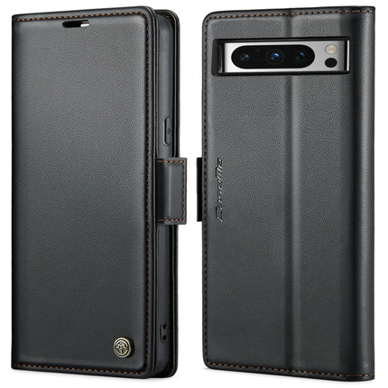 CaseMe 023 Butterfly Buckle Litchi Texture RFID Anti-theft Leather Phone Case, For Google Pixel 10 Pro XL / 9 Pro XL, For Google Pixel 10 / 10 Pro / 9, For Google Pixel 8a, For Google Pixel 8 Pro