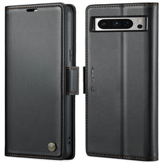 CaseMe 023 Butterfly Buckle Litchi Texture RFID Anti-theft Leather Phone Case