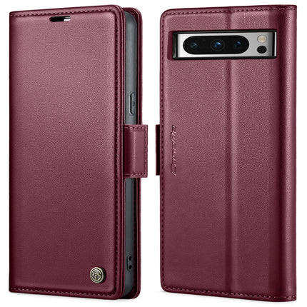 CaseMe 023 Butterfly Buckle Litchi Texture RFID Anti-theft Leather Phone Case, For Google Pixel 10 Pro XL / 9 Pro XL, For Google Pixel 10 / 10 Pro / 9, For Google Pixel 8a, For Google Pixel 8 Pro