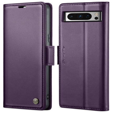 CaseMe 023 Butterfly Buckle Litchi Texture RFID Anti-theft Leather Phone Case, For Google Pixel 10 Pro XL / 9 Pro XL, For Google Pixel 10 / 10 Pro / 9, For Google Pixel 8a, For Google Pixel 8 Pro