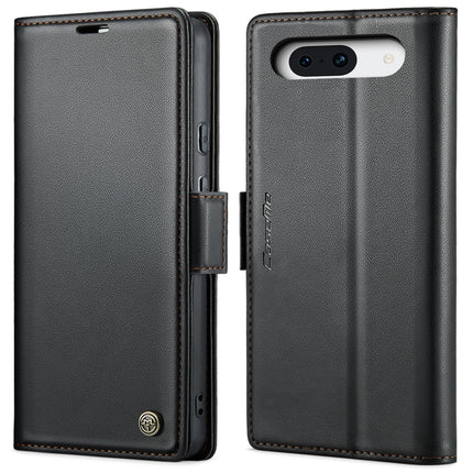 CaseMe 023 Butterfly Buckle Litchi Texture RFID Anti-theft Leather Phone Case, For Google Pixel 10 Pro XL / 9 Pro XL, For Google Pixel 10 / 10 Pro / 9, For Google Pixel 8a, For Google Pixel 8 Pro