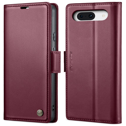 CaseMe 023 Butterfly Buckle Litchi Texture RFID Anti-theft Leather Phone Case, For Google Pixel 10 Pro XL / 9 Pro XL, For Google Pixel 10 / 10 Pro / 9, For Google Pixel 8a, For Google Pixel 8 Pro