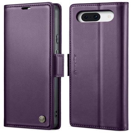 CaseMe 023 Butterfly Buckle Litchi Texture RFID Anti-theft Leather Phone Case, For Google Pixel 10 Pro XL / 9 Pro XL, For Google Pixel 10 / 10 Pro / 9, For Google Pixel 8a, For Google Pixel 8 Pro