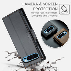 CaseMe 023 Butterfly Buckle Litchi Texture RFID Anti-theft Leather Phone Case