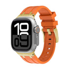 For Apple Watch Series 10 42mm / Gold Orange