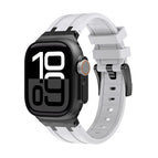 For Apple Watch Series 10 46mm / Black White