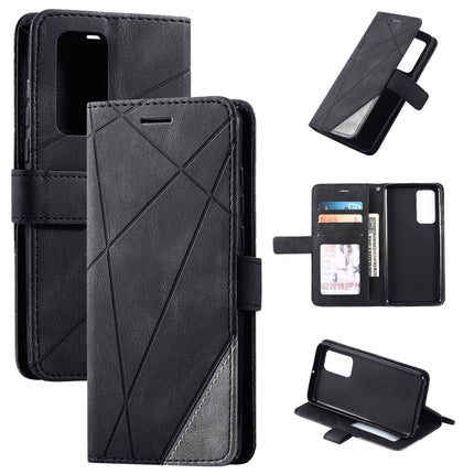 Skin Feel Splicing Horizontal Flip Leather Case with Holder & Card Slots & Wallet & Photo Frame, For Huawei Mate 30 Pro, For Huawei P30 Lite, For Huawei P40