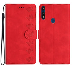Seven Butterflies Embossed Leather Phone Case, For Motorola Moto G9, For Motorola Moto E 2020, For Motorola Edge+ 2020, For Motorola Moto G8 Play