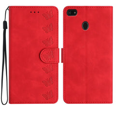 Seven Butterflies Embossed Leather Phone Case, For Motorola One Action, For Motorola Moto E6 Play, For Motorola Moto G7 Power