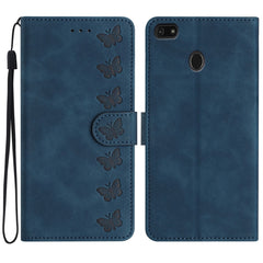 Seven Butterflies Embossed Leather Phone Case, For Motorola One Action, For Motorola Moto E6 Play, For Motorola Moto G7 Power