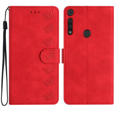 Seven Butterflies Embossed Leather Phone Case, For Motorola Moto G9, For Motorola Moto E 2020, For Motorola Edge+ 2020, For Motorola Moto G8 Play