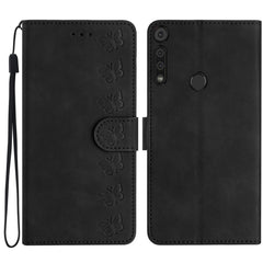 Seven Butterflies Embossed Leather Phone Case, For Motorola Moto G9, For Motorola Moto E 2020, For Motorola Edge+ 2020, For Motorola Moto G8 Play