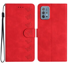 Seven Butterflies Embossed Leather Phone Case, For Motorola Moto G31, For Motorola Moto G60, For Motorola Moto G10, For Motorola Moto G50