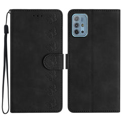 Seven Butterflies Embossed Leather Phone Case, For Motorola Moto G31, For Motorola Moto G60, For Motorola Moto G10, For Motorola Moto G50