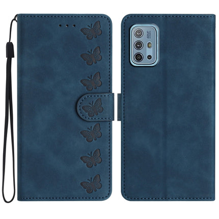 Seven Butterflies Embossed Leather Phone Case, For Motorola Moto G31, For Motorola Moto G60, For Motorola Moto G10, For Motorola Moto G50