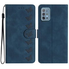 Seven Butterflies Embossed Leather Phone Case, For Motorola Moto G31, For Motorola Moto G60, For Motorola Moto G10, For Motorola Moto G50