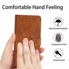Seven Butterflies Embossed Leather Phone Case, For Motorola Moto G31, For Motorola Moto G60, For Motorola Moto G10, For Motorola Moto G50