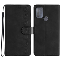Seven Butterflies Embossed Leather Phone Case, For Motorola Moto G31, For Motorola Moto G60, For Motorola Moto G10, For Motorola Moto G50
