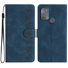 Seven Butterflies Embossed Leather Phone Case, For Motorola Moto G31, For Motorola Moto G60, For Motorola Moto G10, For Motorola Moto G50