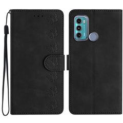 Seven Butterflies Embossed Leather Phone Case, For Motorola Moto G31, For Motorola Moto G60, For Motorola Moto G10, For Motorola Moto G50