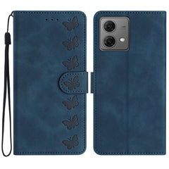 Seven Butterflies Embossed Leather Phone Case