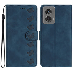 Seven Butterflies Embossed Leather Phone Case