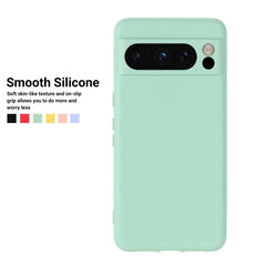 Pure Color Liquid Silicone Shockproof Phone Case, For Google Pixel 8 Pro, For Google Pixel 8