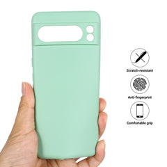 Pure Color Liquid Silicone Shockproof Phone Case, For Google Pixel 8 Pro, For Google Pixel 8