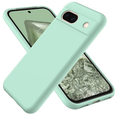 Pure Color Liquid Silicone Shockproof Phone Case, For Google Pixel 9 Pro XL, For Google Pixel 9 Pro, For Google Pixel 9, For Google Pixel 8a