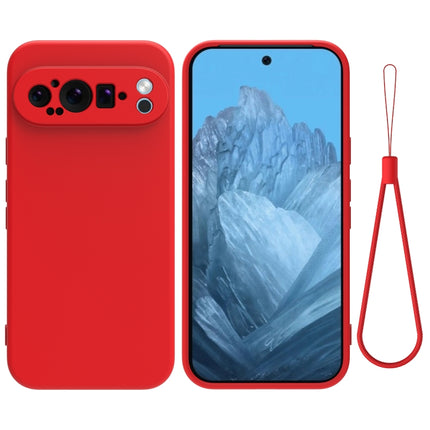 Solid Color Liquid Silicone Dropproof Full Coverage Phone Case, For Google Pixel 9 Pro XL, For Google Pixel 9 Pro, For Google Pixel 9, For Google Pixel 8a