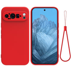 Pure Color Liquid Silicone Shockproof Phone Case, For Google Pixel 9 Pro XL, For Google Pixel 9 Pro, For Google Pixel 9, For Google Pixel 8a