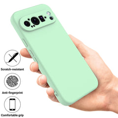 Pure Color Liquid Silicone Shockproof Phone Case, For Google Pixel 9 Pro XL, For Google Pixel 9 Pro, For Google Pixel 9, For Google Pixel 8a